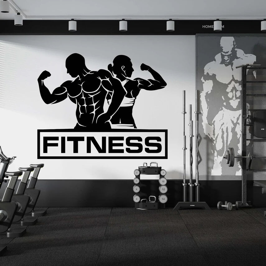 Gym Wall Decal Gym Wall Decor Vinyl Letter Decal Gym Quotes Decal Gym Fitness Wall Sticker for Gym Window Decor Decals A770