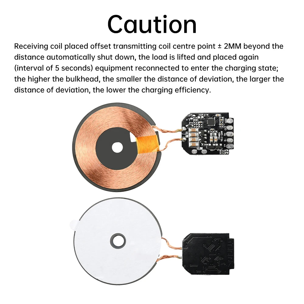 15W Wireless Charging Module Transmitter PCBA Wireless Charger Motherboard Magnetic Wireless Charging Motherboard + Coil