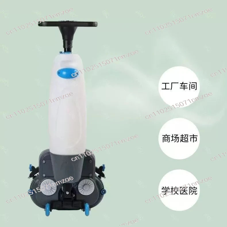 Cordless Automatic Floor Scrubber Battery Powerful Wet and Dry Cleaning Cleaner Mop Household Industry Sweeper Cleaner
