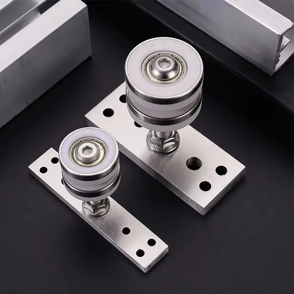 Heavy Duty Folding Door Pulley Silent Operation Durable Construction Hanging Wheel Universal Design High Load-Bearing