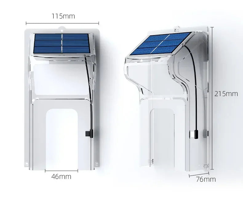 Outdoor Wireless Doorbell with Solar Cover Camera Wifi Digital Door Peepholes Waterproof Smart Home Intercom Video Eye Ring Bell