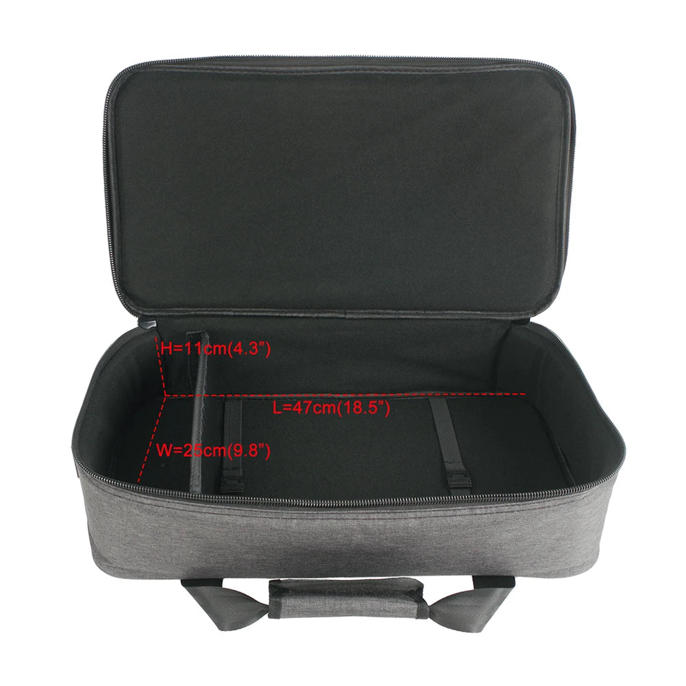 For Guitar Players Compact Pedal Bag Guitar Pedalboard Bag Music Transport Compact Musician Storage Solution Storage Bag