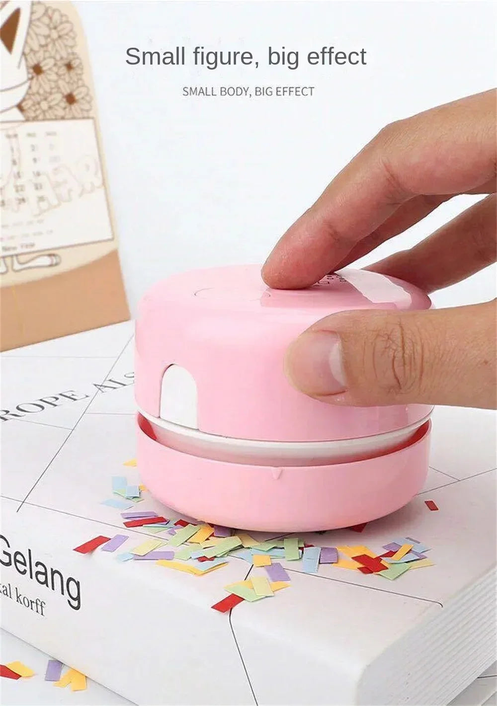 Mini Portable Vacuum Cleaner for Desk – Silent Cleaning Expert for Office & Study,