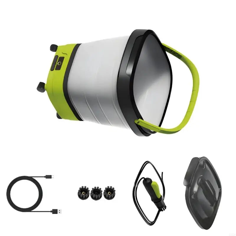 Handheld Wireless Cleaning Device With 12L Collapsible Water owner And Changeable Nozzle Set For Vehicle Outdoor Care X37F