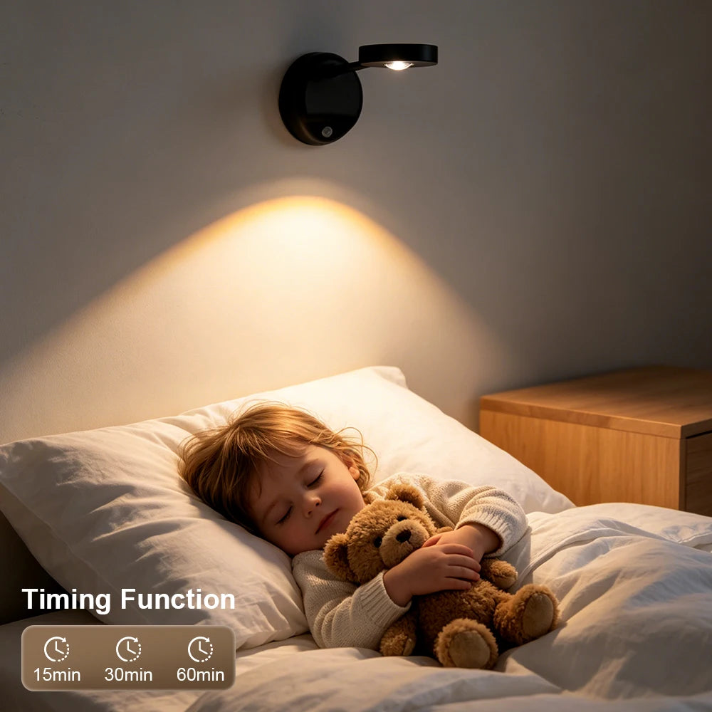KFV Wireless Wall Light Rechargeable Poster Light Intelligent Human Sensing Dimmable Led RGB Spotlight Lighting Pictures Light
