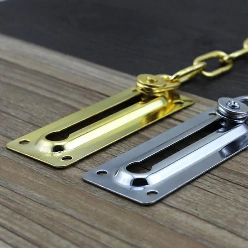 Stainless Steel Door Safety Guard Chain Security Bolt Locks Cabinet Latch DIY Home Tools
