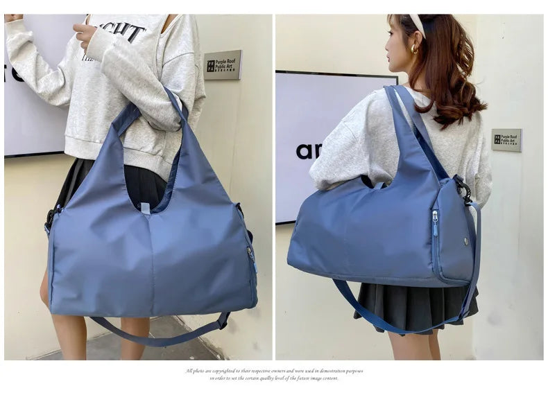 Yoga Mat Bag, Women's Sports and Fitness Bag, Handbag, Luggage Bag, Wear-Resistant, Large Capacity Storage Travel Bag