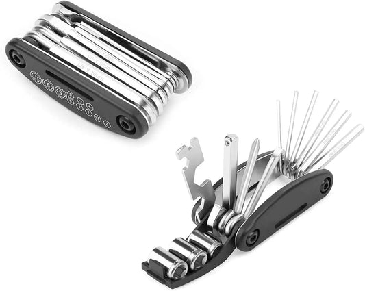 Multi Fuctional Tool 16 in 1 - Bike Tool Kit - Repair Kit for Bike, Mountainbike, E-Bike - Bicycle Mutli Set