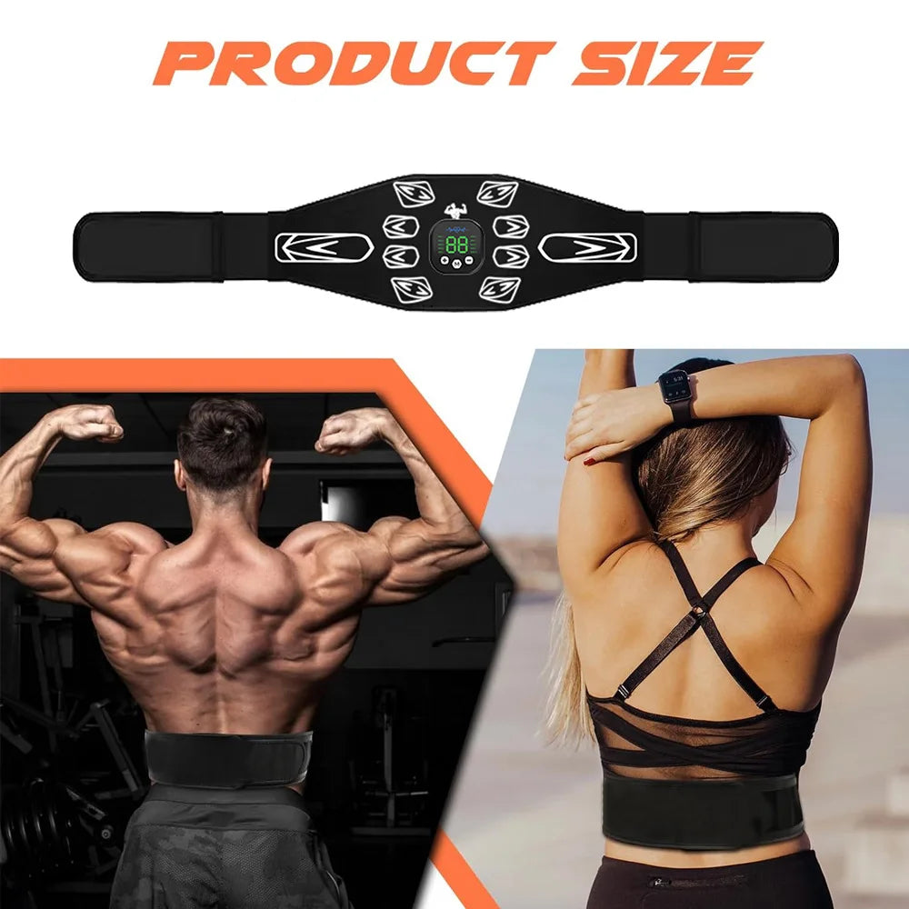 Abdominal Massager Waist Belt Fitness Equipment Muscle Toner Training