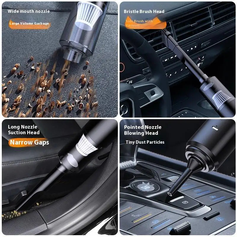 【CM】Portable Cordless Vacuum Cleaner High-power Dual-purpose For Suction And Blowing Suitable For Car And Household Dust Removal