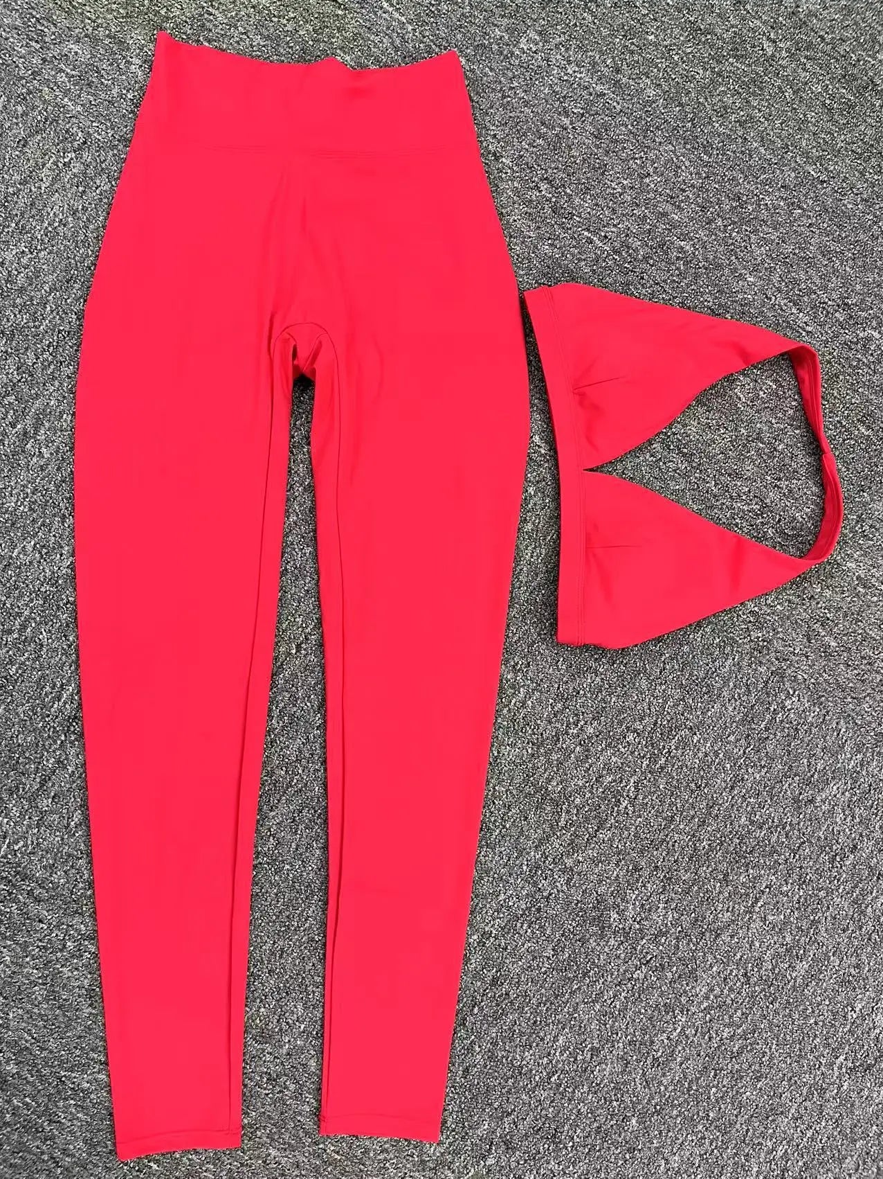 Workout Set for Women Quick Dry Yoga Outfit Seamless Sports Bra High Waist Gym Leggings with Pockets Running Fitness