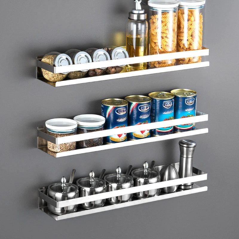 304 Stainless Steel Kitchen Useful Things for Home Kitchen Storage & Organization Bathroom Storage Shelves Kitchen accessories