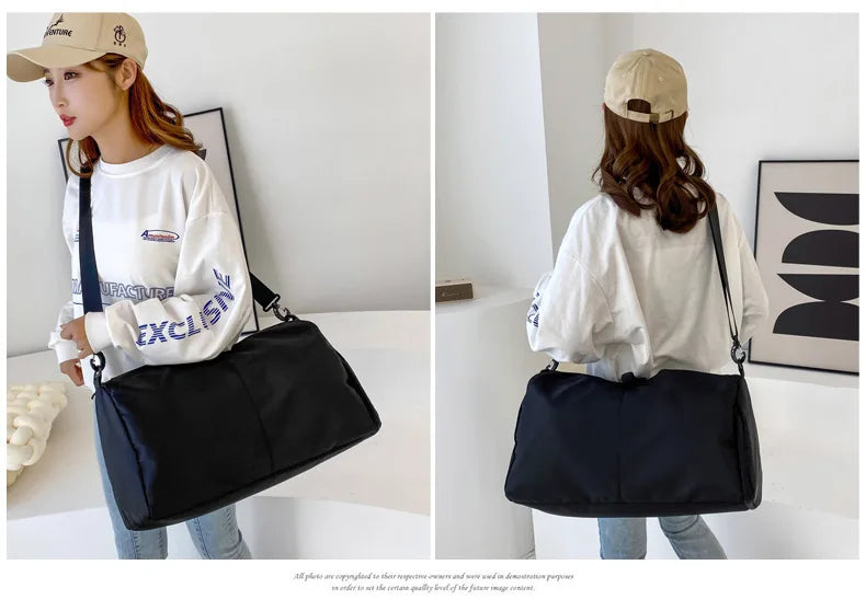 Yoga Mat Bag, Women's Sports and Fitness Bag, Handbag, Luggage Bag, Wear-Resistant, Large Capacity Storage Travel Bag