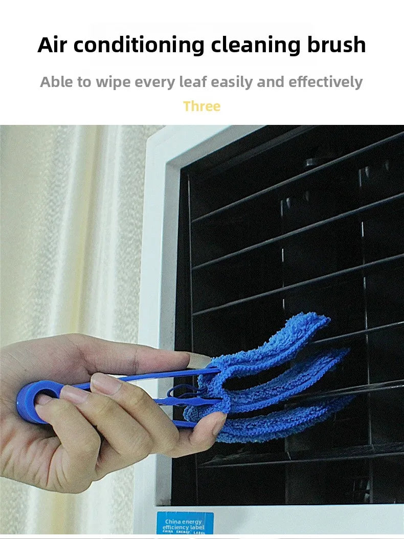 Household Cleaning Brush Dust Removal Dusters Cleaning Tools Removable Machine Washable Microfiber For Windows Curtains Blinds