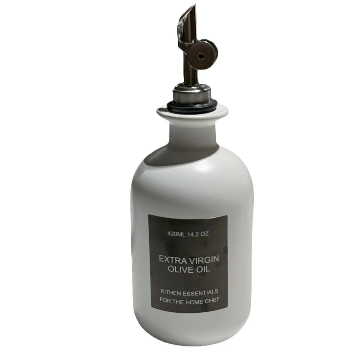Household ceramic soy sauce bottle leakproof automatic open oil bottle leakproof household kitchen seasoning utensils