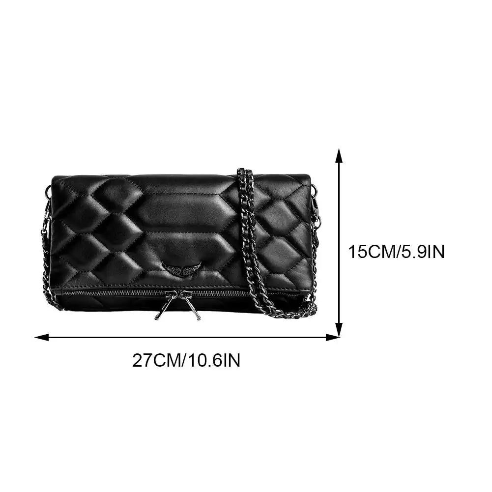 Fashionable Chain-Shoulder Square Bag Crossbody Shoulder Bag Women Fashion Underarm Bag Minimalist Chain Designer Bag Handbags