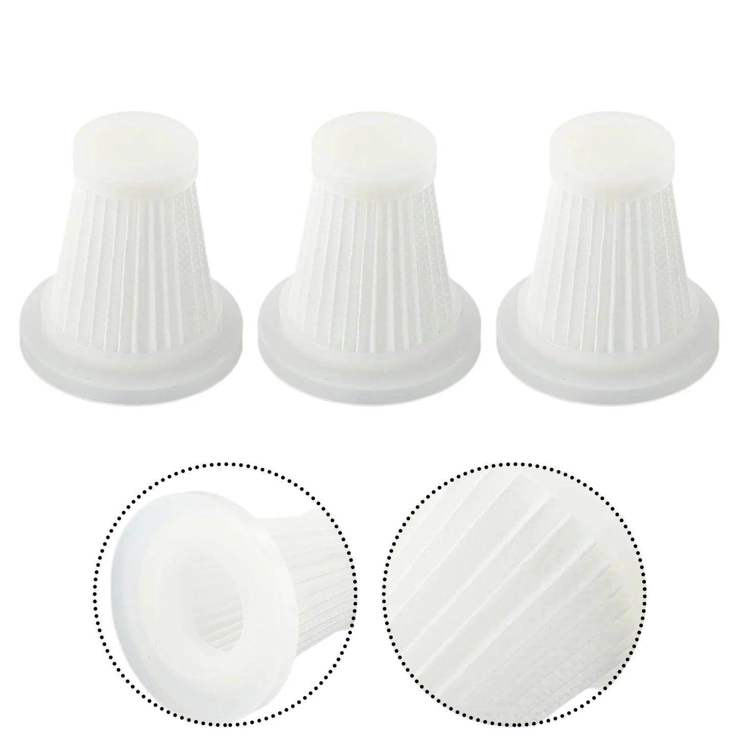 2/3/5/10/20 pcs Reusable Car Vacuum Cleaner Replace Accessories Washable Filters Handheld Vacuum Cleaner Accessories Reusable