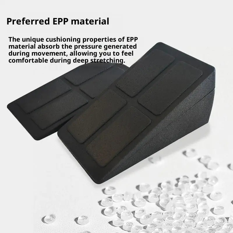 3pc Easy to Assemble Exercise Equipment – Leg Stretcher, Squat Foam Wedge, Yoga Slant Board, Durable Calf Raise Block.