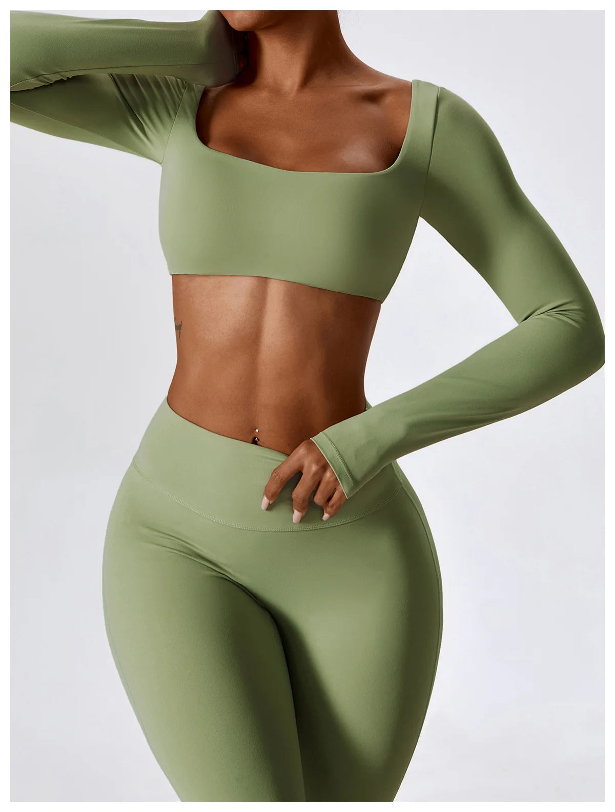 Yoga Set 2PCS Seamless Women Sportswear Workout Clothes Athletic Wear Gym
