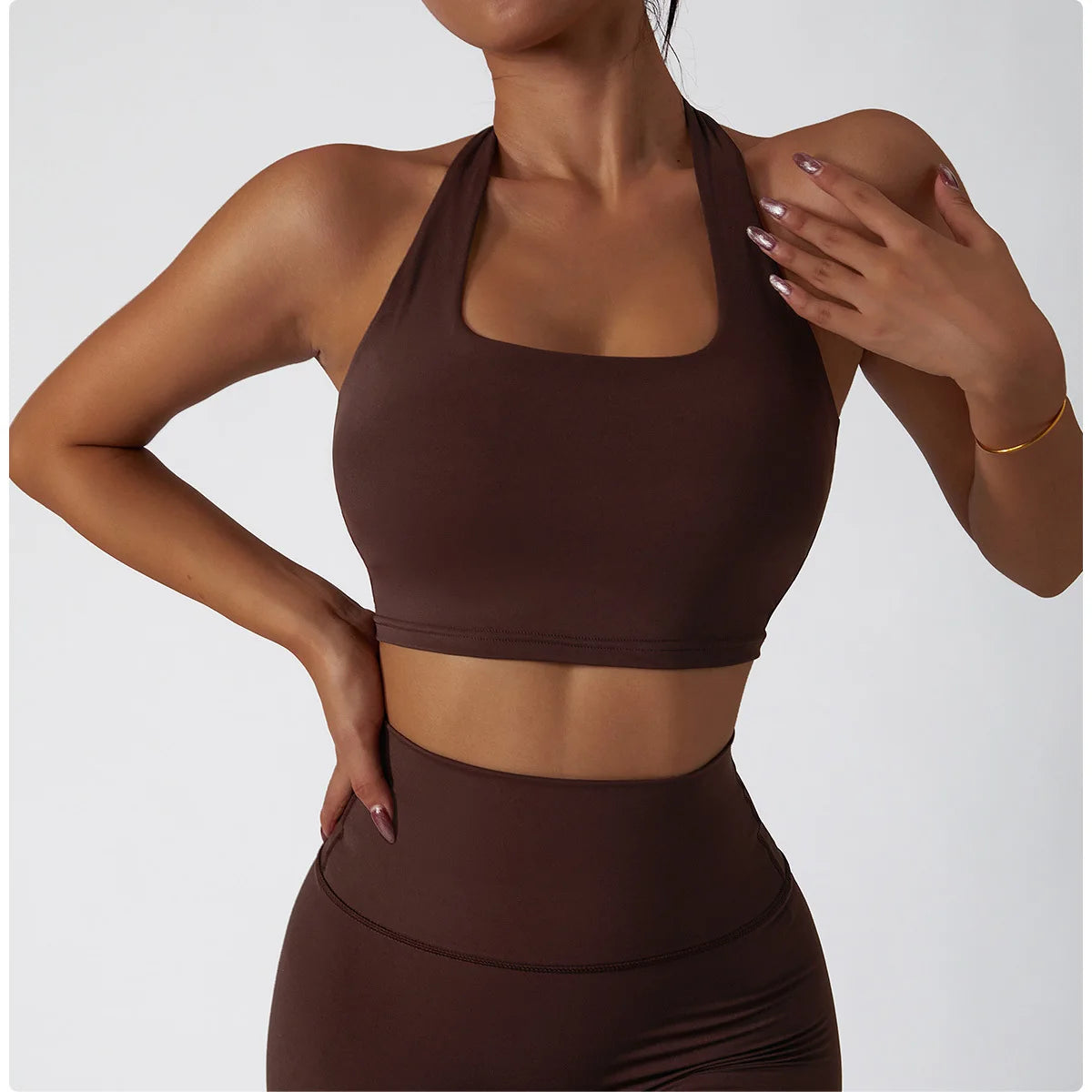 2 PCS Sportswear Women Yoga Set Gym Clothes Athletic Wear Yoga Suits Fitness Set Tracksuits Sports Bra Long Sleeve Gym Leggings