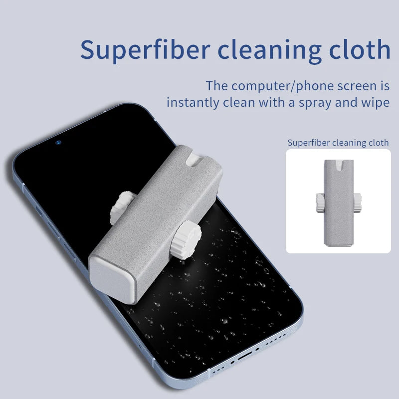 5in1 Eyeglass and Mobile Phone Screen Cleaning Set, Dust Removal of Eyeglass Lenses and Mobile Phone Screen Cleaning fiber cloth