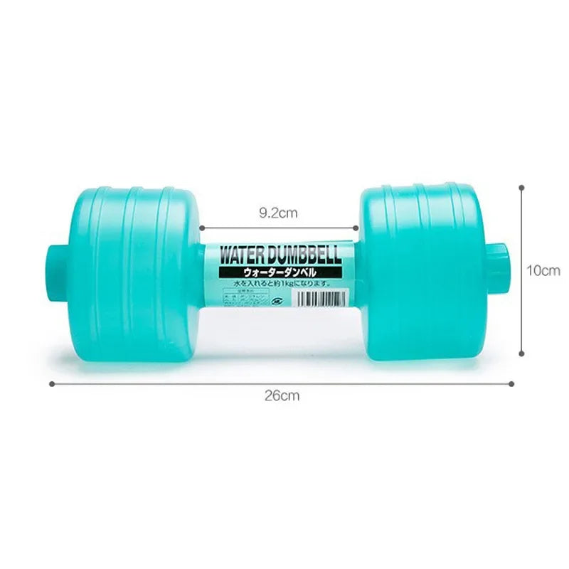 1Pcs Water-filled Dumbbells Portable Dumbbell Sports Water Bottle for Arm Strength Training Home Gym Fitness