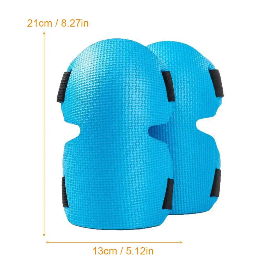 1pair Knee Protection Pad Labor Insurance Garden Knee Pads Thickened Wear-Resistant Knee Protectors with Adjustable Straps