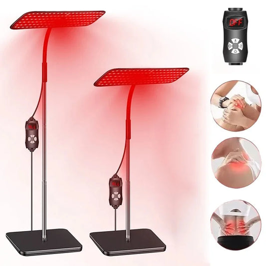 660nm 850nm Near Infrared Light Panel Red Light Lamp With Timer Face and Body Home Use