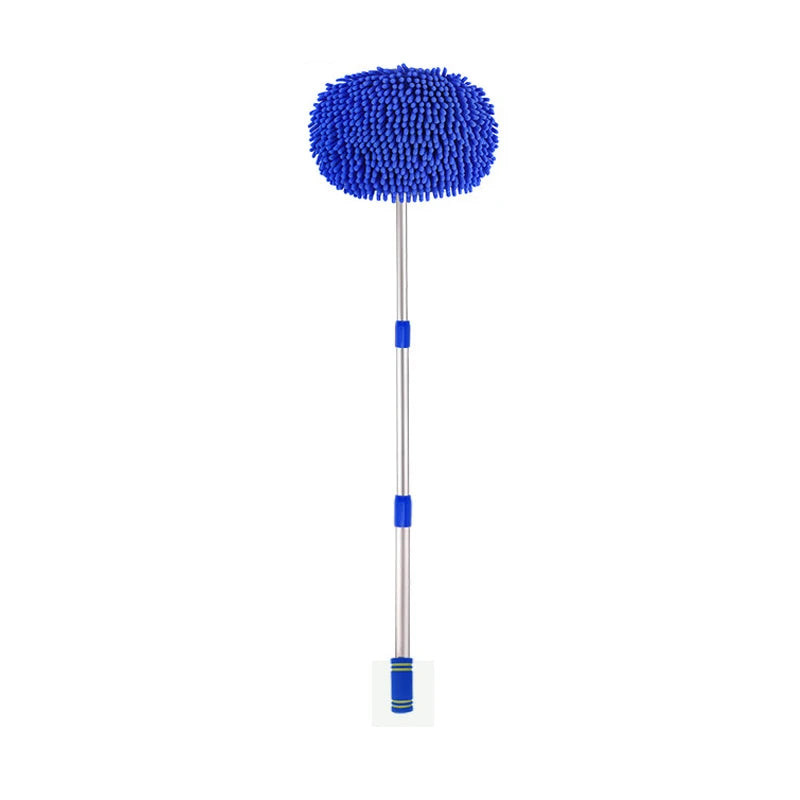 Car Washing Mop Cleaning Brush Telescopic Long Handle Cleaning Mop Chenille Broom Care Detailing Mop Brush Car Cleaning Tools