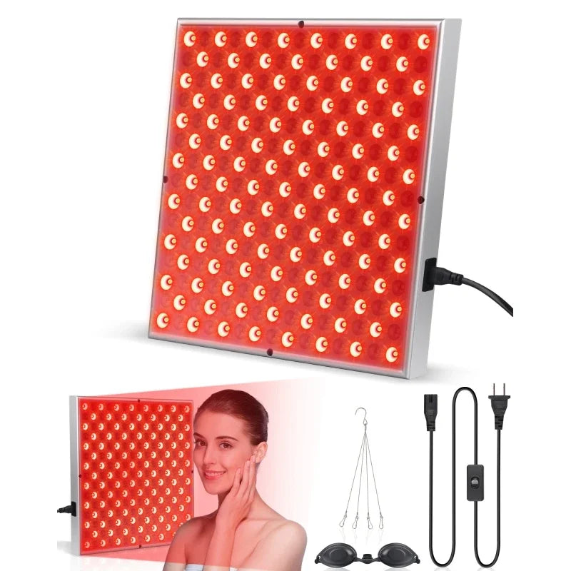 LED Red Light Therapy Panel Lamp for Facial Anti Aging Skin Care Beauty