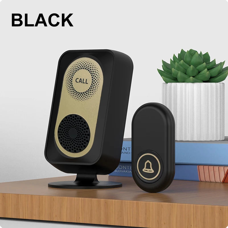 Intelligent long-distance rechargeable vibrating doorbell - Wireless, colorful, high volume - Elderly call device