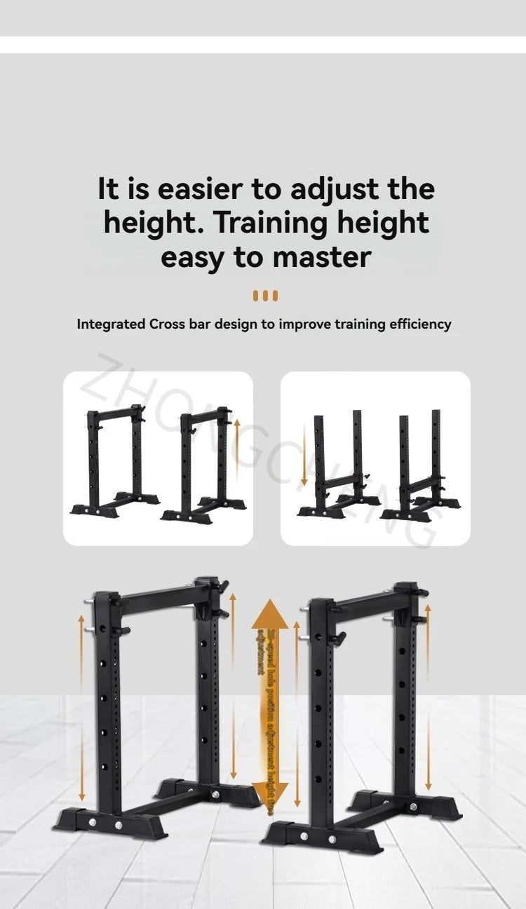 Barbell Bench Press Protection Bar Squat Frame Protection Bar Weight Lifting Bed Safety Arm Accessories Fitness Equipment