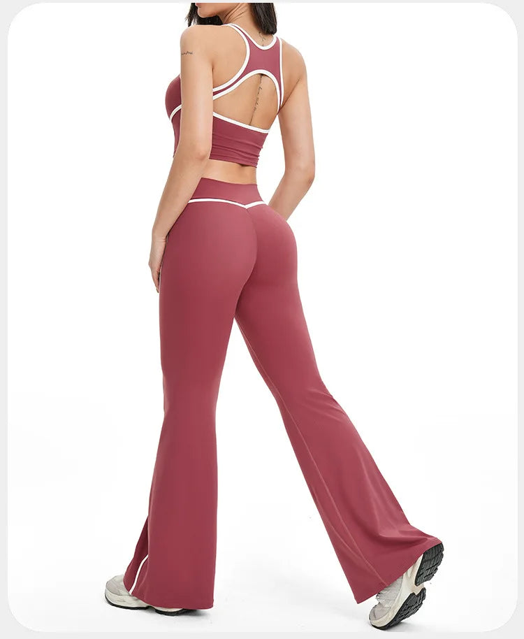 Yoga Set 2 PCS Sports Set Workout Outfits Women's Sportswear Fitness Gym Tracksuit