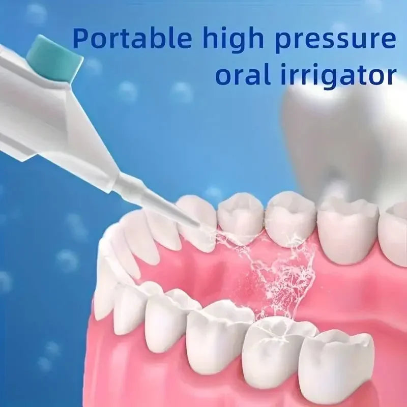 Oral Irrigator Cordless Water Teeth Cleaner Portable Water Dental Flosser Pick Teeth Pick for Teeth Cleaning