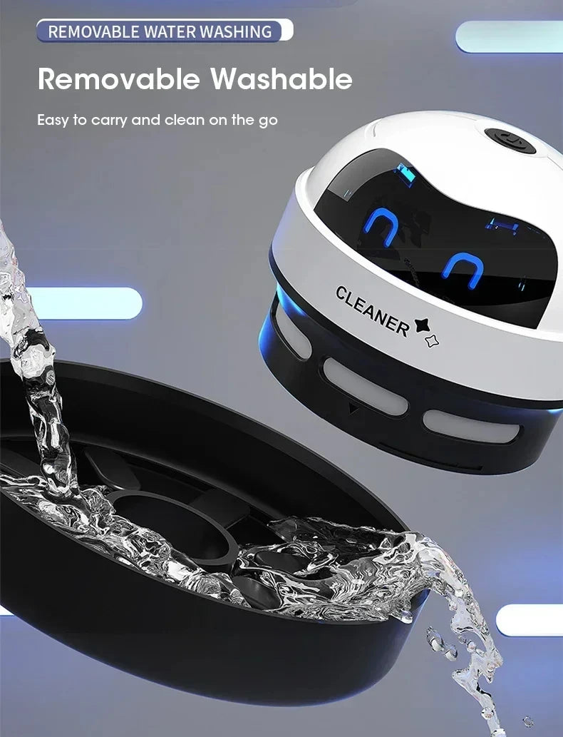 Desk Table Dust Vacuum Handheld Mini Vacuum Cleaner USB Table Sweeper Home Office Desktop Pencil Crumbs Cleaner