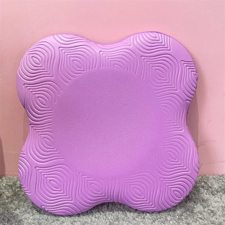 2pc Pilates Knee Pad Wrist Hand Protective Pad Non-slip Yoga Mat Solid Color Soft TPE Foam Flat Support Pad