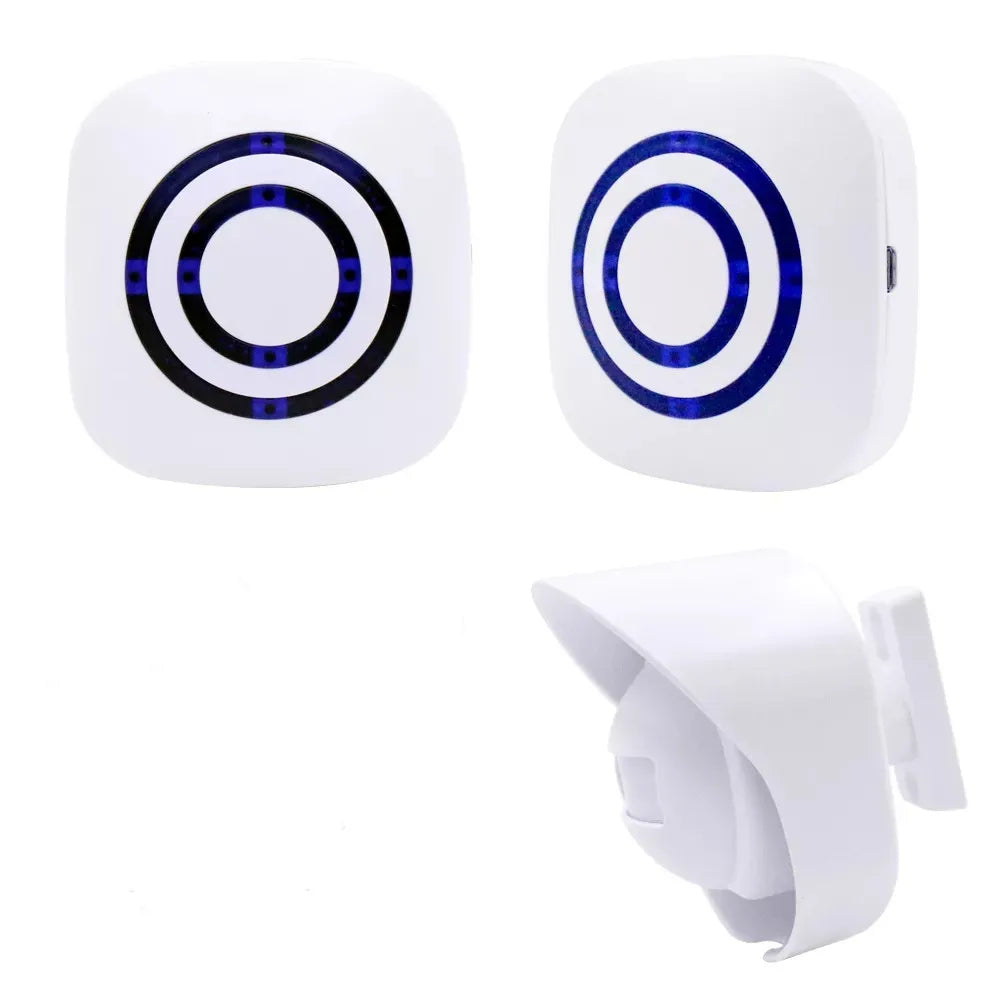Wireless Driveway 328 Ft Long Alarm Weatherproof Outdoor Motion Sensor Detector Security Alert-Protect Outdoor/Indoor Property