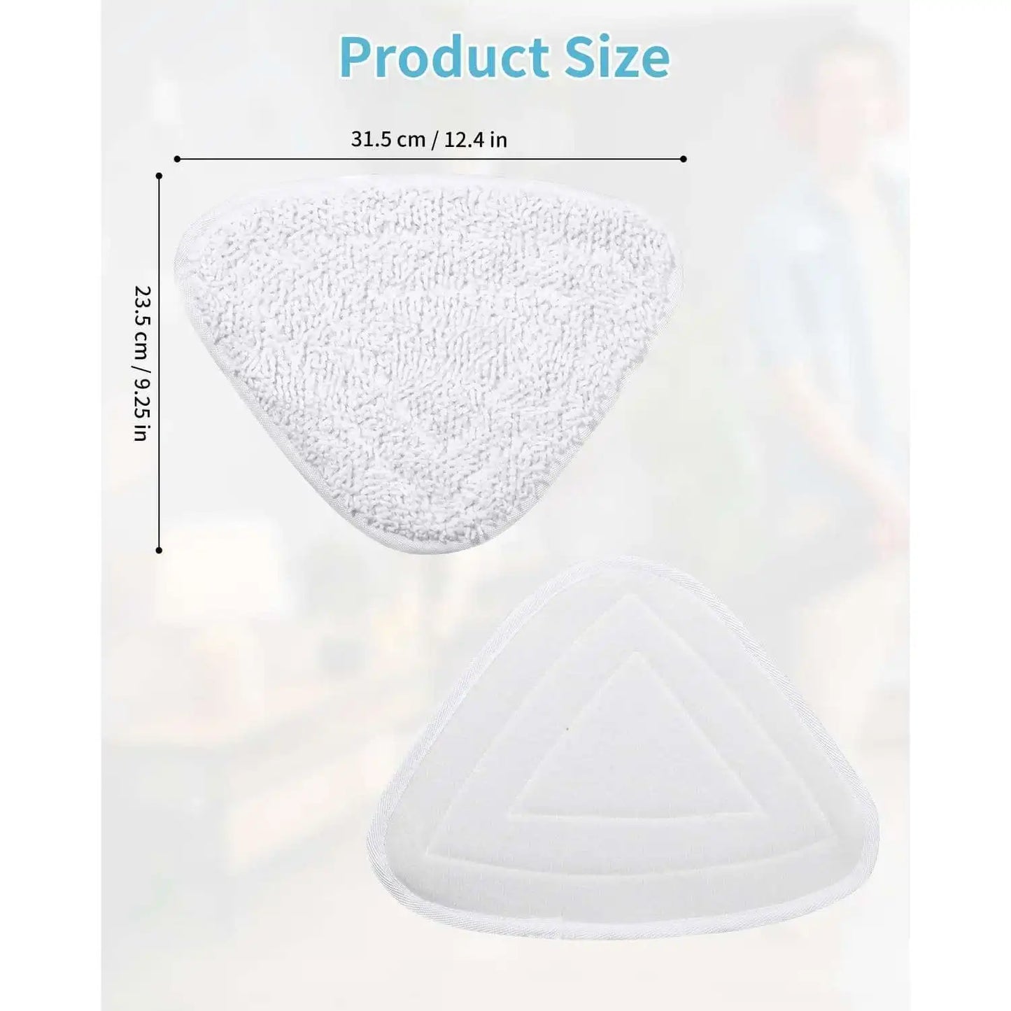Steam Mop Pads for Vileda Steam Mop Plus and Vileda Steam Mop, Replacement Vileda Steam Mop Refill Pads, Microfibre Pad