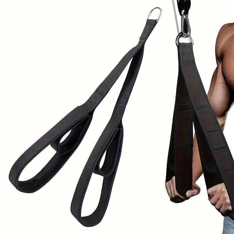 1pc Biceps Triceps Rope Training Double Ended Tension Rope Big Bird Fitness Accessories Webbing Downward Pressure Face Pull Rope
