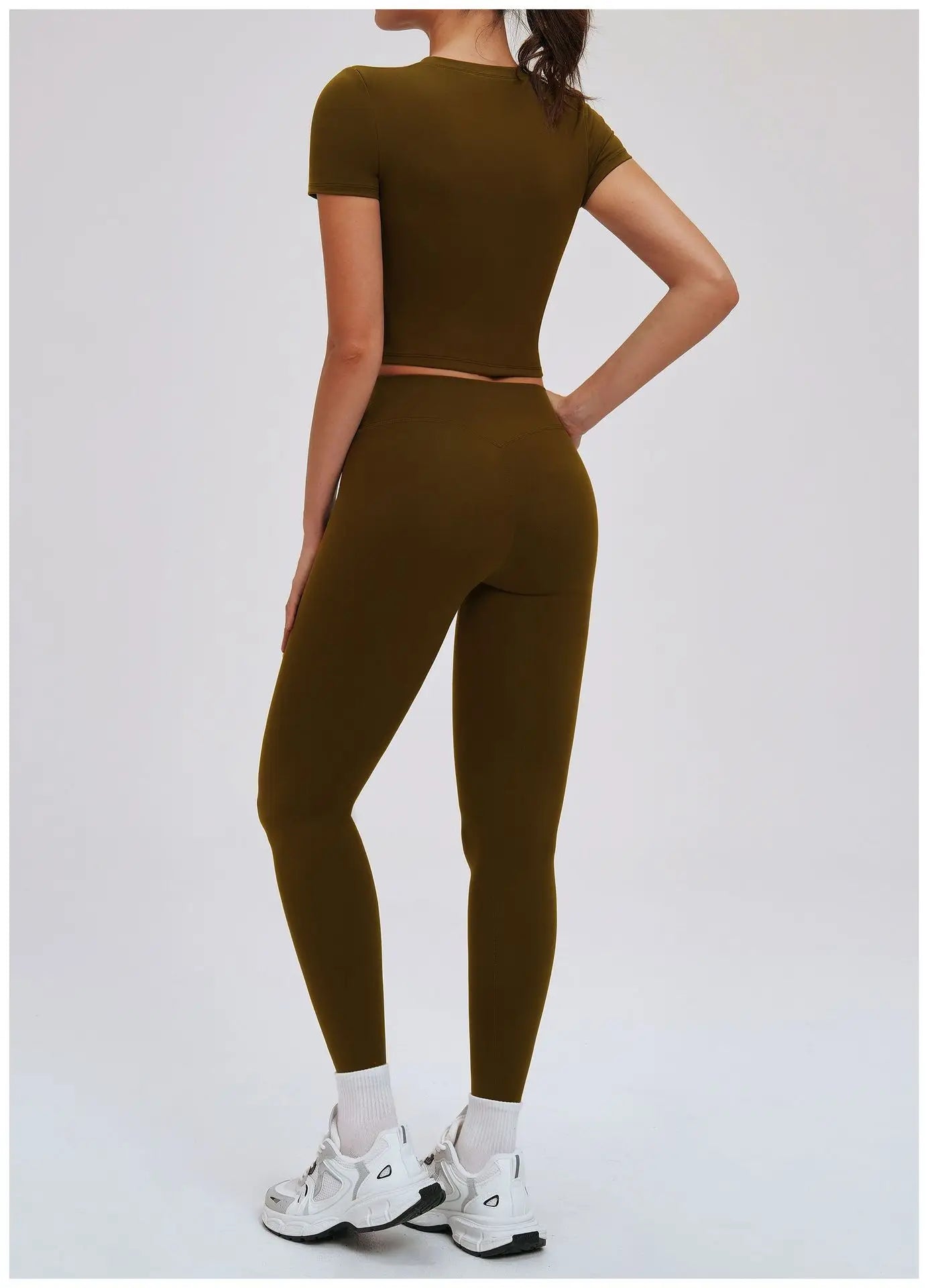 Yoga Set for Women 2026 Beauty Back Tight-Fitting Versatile Yoga Outfit Outdoor Running Sports Set