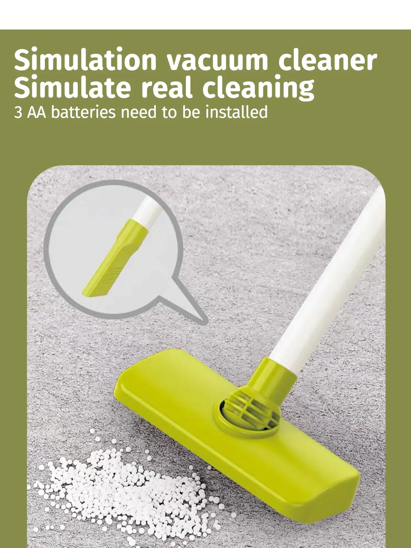 Children's simulation cleaning toys Cleaning vacuum cleaner dustpan tool set