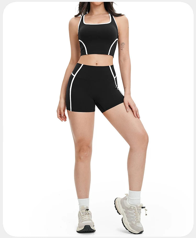 Yoga Set 2 PCS Sports Set Workout Outfits Women's Sportswear Fitness Gym Tracksuit