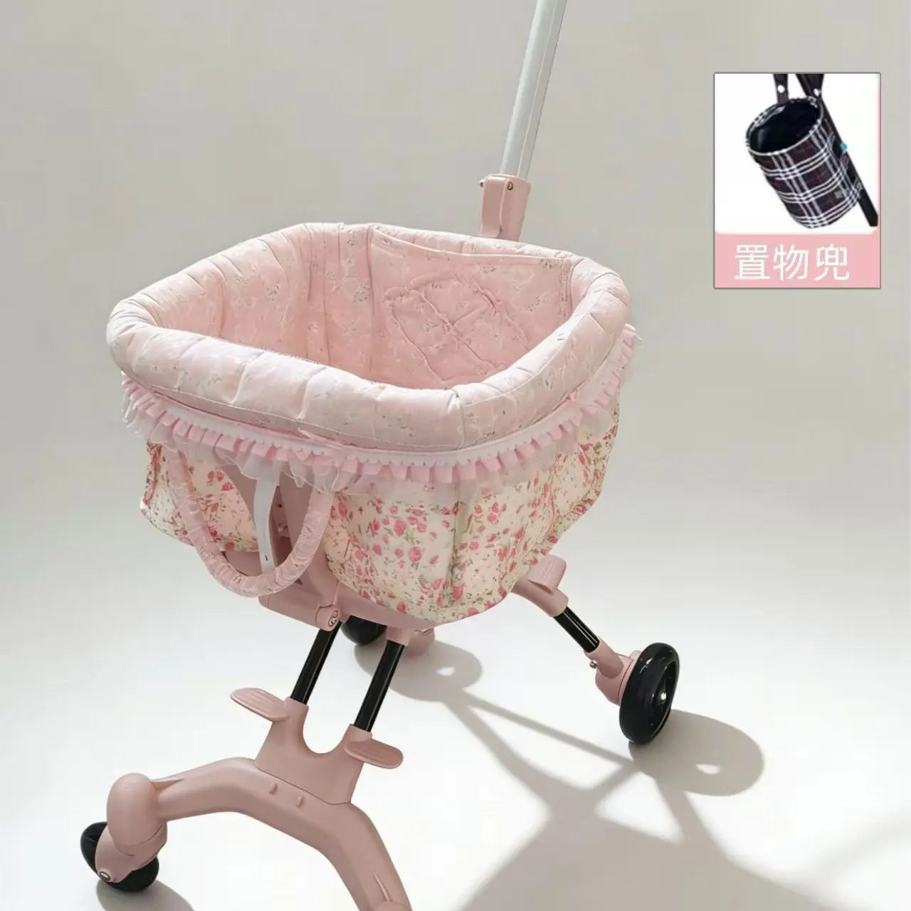 Pet cart, light cart, compact, foldable, small to go out