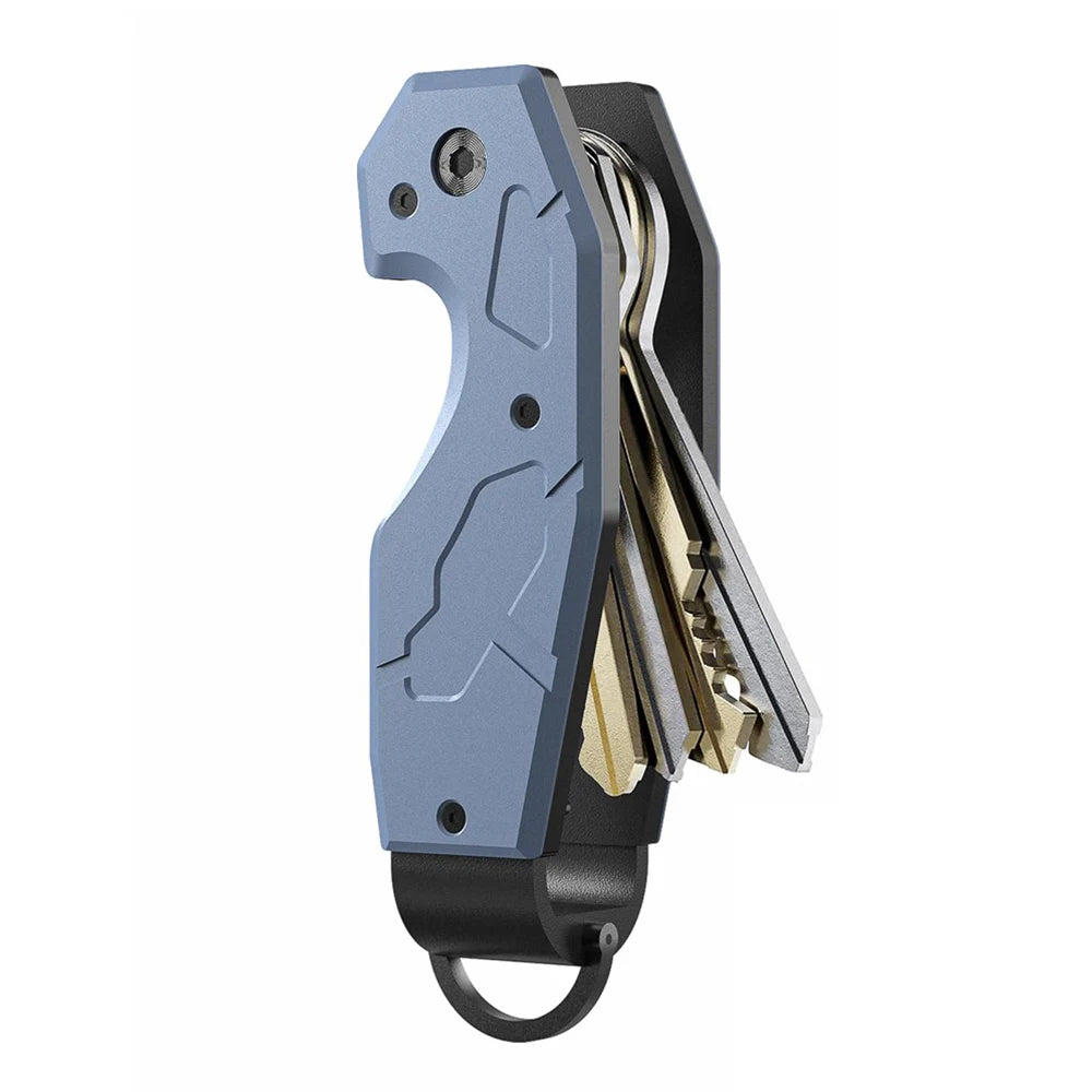 Compact Key Organizer Keychain – Holds 1-6 Keys, Minimalist Key Holder for Men and Women