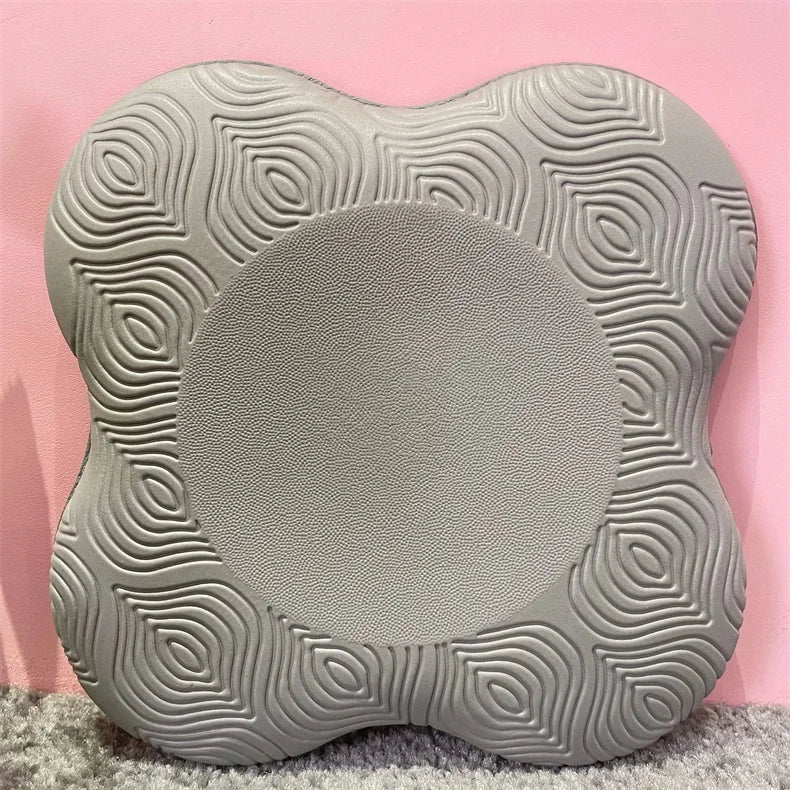 2pc Pilates Knee Pad Wrist Hand Protective Pad Non-slip Yoga Mat Solid Color Soft TPE Foam Flat Support Pad