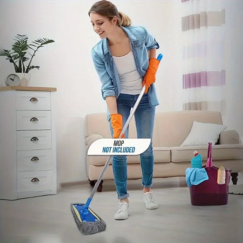 2pcs,Reusable Mop Replacement Pad,Flat Floor Mop Cloth,Washable and Durable Replacement Mop Cloth,High Dirt and Water Absorption