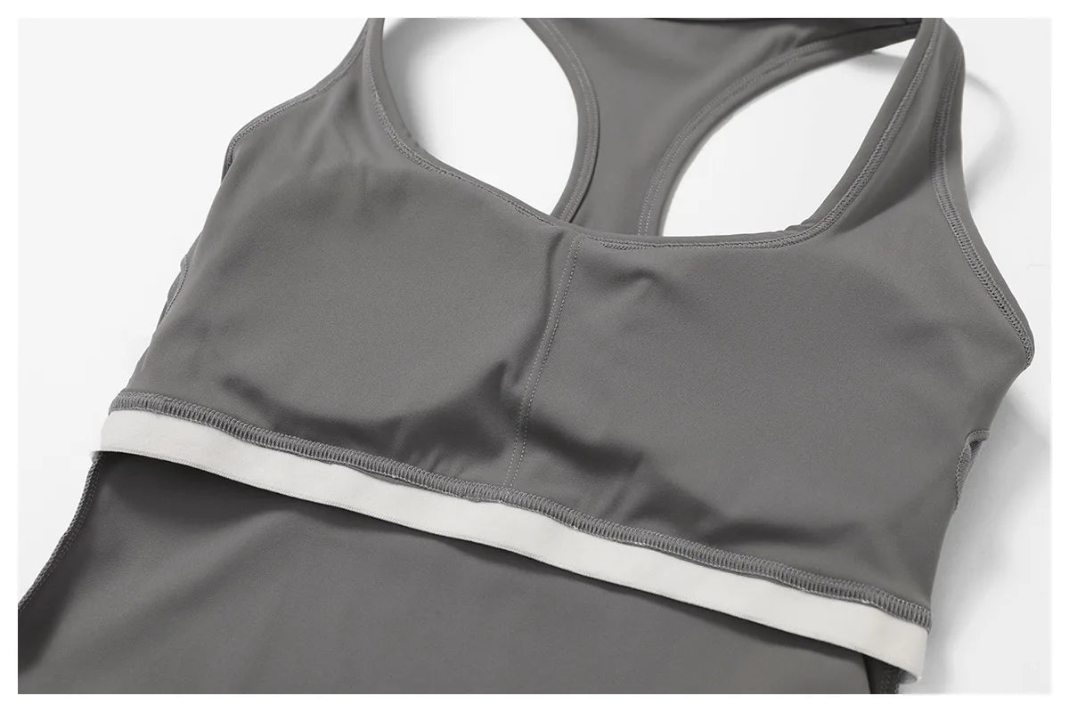 Tight Tennis Skirt Set Yoga Clothing Anti-Shine Bottom Pants Set Quick Dry High Waisted Hip Lifting Running Fitness Exercise Set