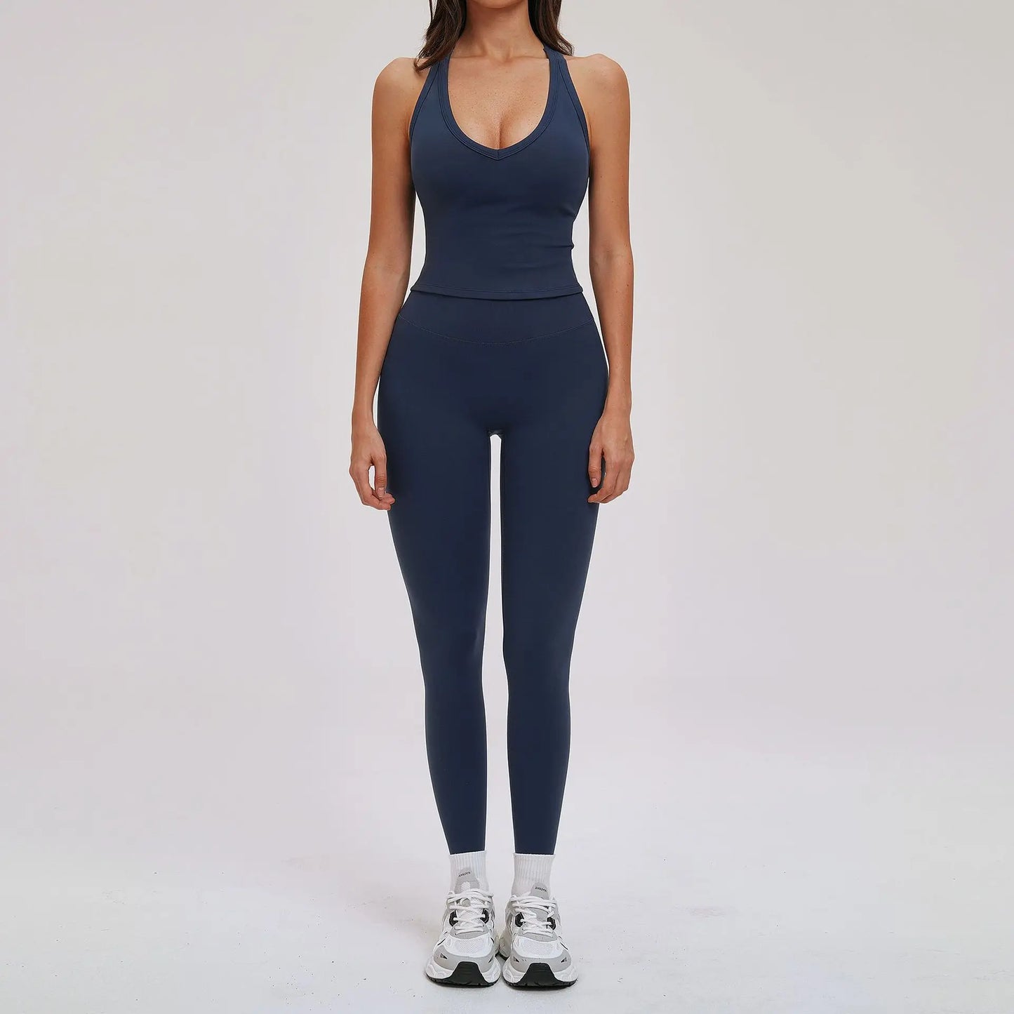 Yoga Set for Women 2026 Beauty Back Tight-Fitting Versatile Yoga Outfit Outdoor Running Sports Set