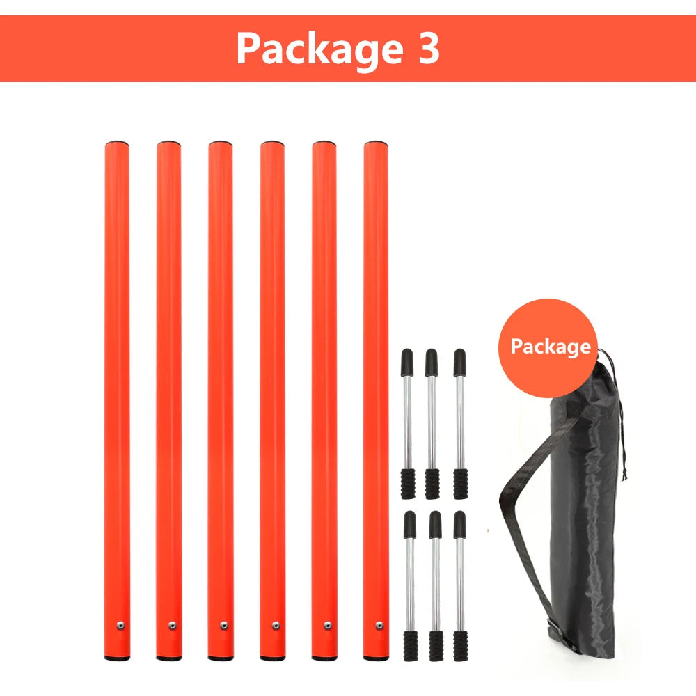 Dog Agility Training Equipment Portable Dog Jumping Tool Outdoor Dogs Running Stake Sports Stakes Pole Pet Agility Equipment Set