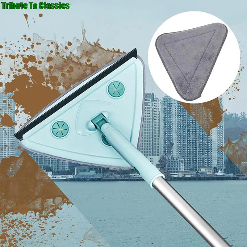 1PC Glass Wiper Coral Flannelette Water Absorption Mop Cloth Household Window Tool Household Cleaning Tools